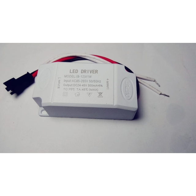 [DSP-9166] LED DRIVER CASING PLASTIK (8-12)X1WATT 300mA B0812