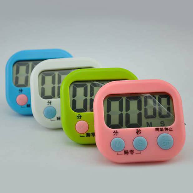 Digital Kitchen Timer Masak Magnet JAM ALARM STOPWATCH Dapur Masak