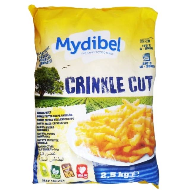 

MYDIBEL CRINCLE CUT 2.5 KG | Gosend Bandung