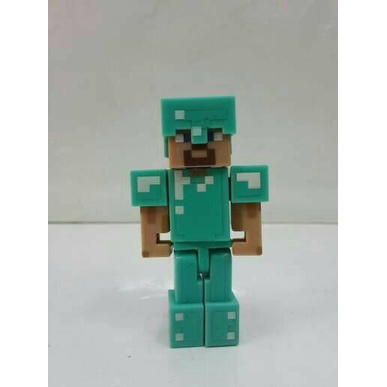 Figure | Action Figure Minecraft Steve With Diamond Armor Mojang Original