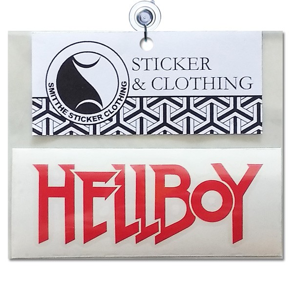 Stiker Logo Hellboy Hell Boy Cutting Sticker untuk aksesoris Mobil Motor 10cm