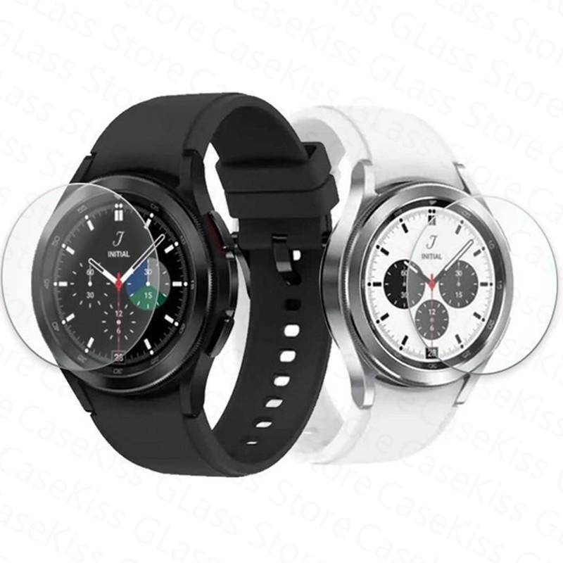 1-3pcs Pelindung Layar Tempered Glass Untuk Samsung Galaxy Watch 4 40mm 44mm Watch4 Classic 42mm 46mm