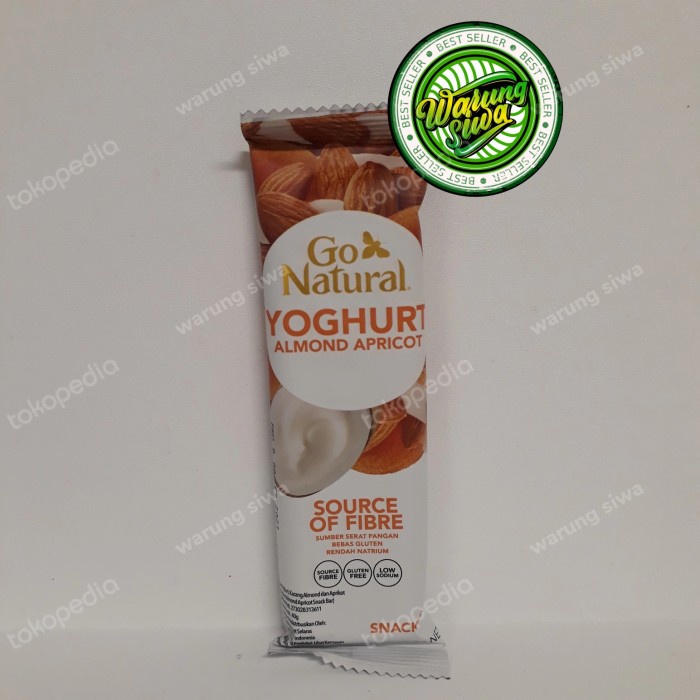 

go natural yogurt almond apricot 40gr