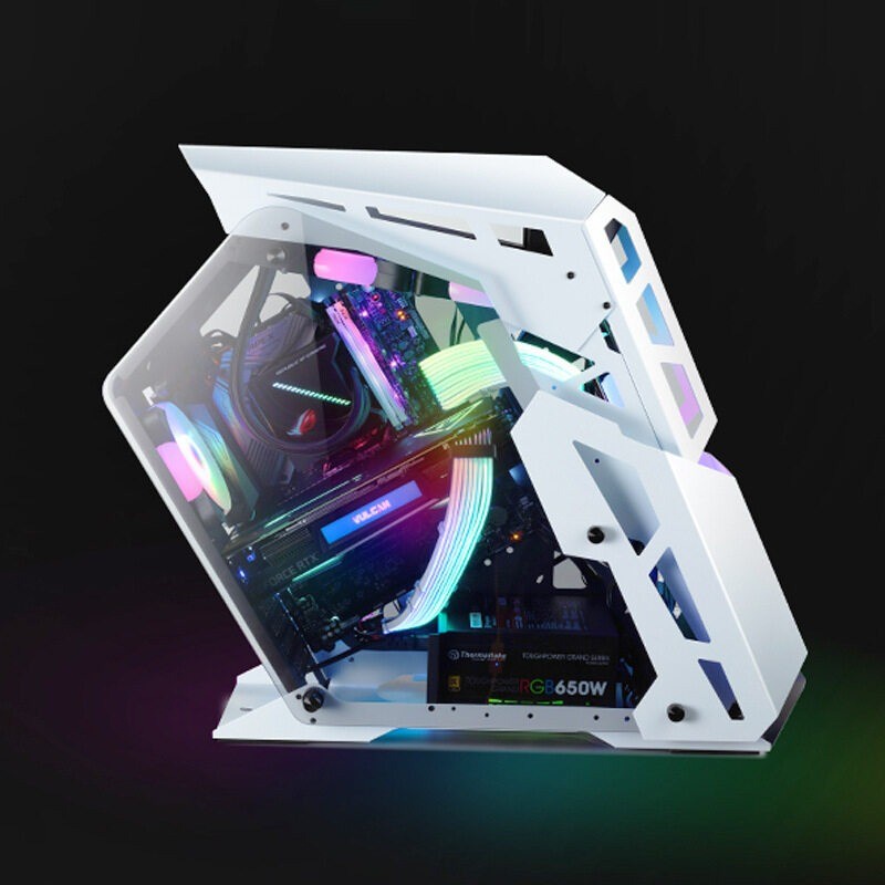 CASING PC GAMING KS001 BLACK PANTHER EDISI WHITE