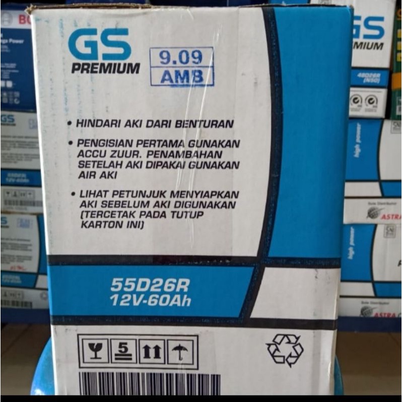 AKI MOBIL/GENSET/BATTERY GS ASTRA PREMIUM N50Z/55D26R