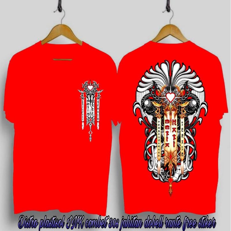 kaos psht motif jepang