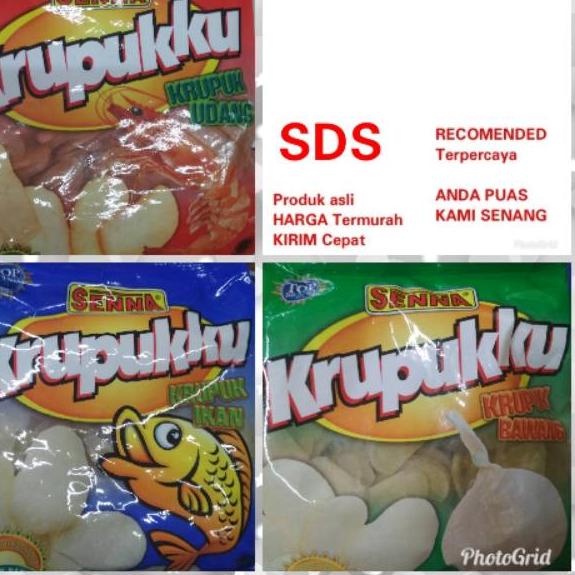 

♥F⚡ASH SALE♥ krupukku by Senna kerupuk udang, ikan , bawang 500gram 