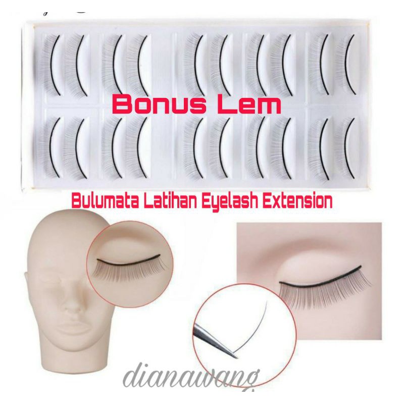 BULU MATA LATIHAN EYELASH EXTENSION