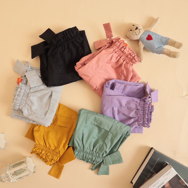 Celana Anak Perempuan Kulot Panjang Zunior Premium 6 Warna 1-12 Tahun