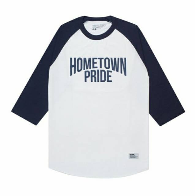T SHIERT RAGLAN HOMETOWN PRIDE