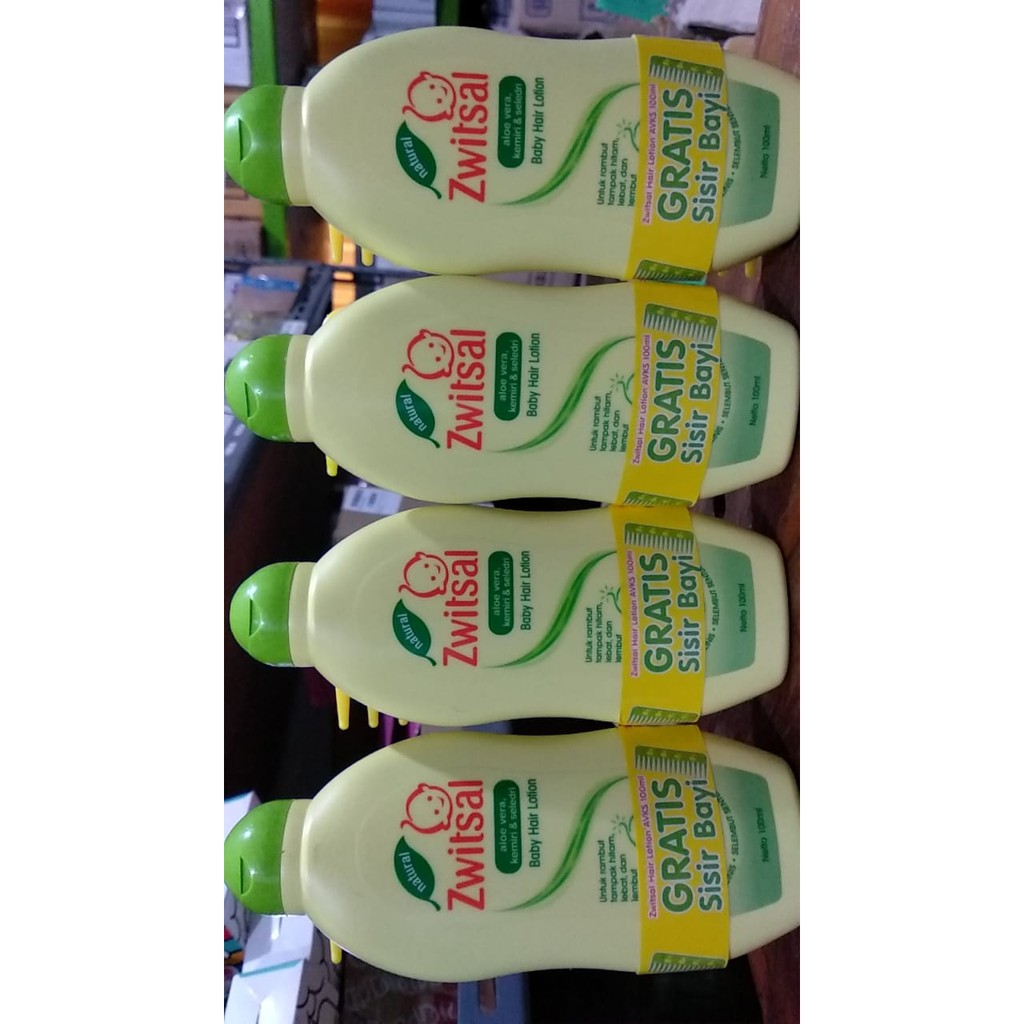 Zwitsal Natural Baby Hair Lotion Aloe Vera Kemiri Seledri 200ml 200 ml / 100ml 100 ml / 50ml 50 ml