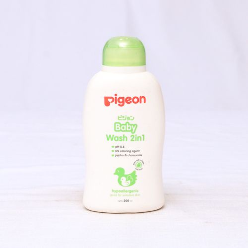 PIGEON Baby Wash Chamomile 200ML - 100ML Shampoo & Sabun Cair Bayi