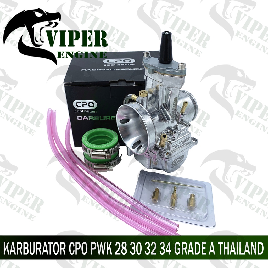 [ BISA COD ] KARBURATOR CPO PWK 28 30 32 34 CHROME SERIES ORIGINAL / CARBURETOR KARBU PWK28 PWK30 PW