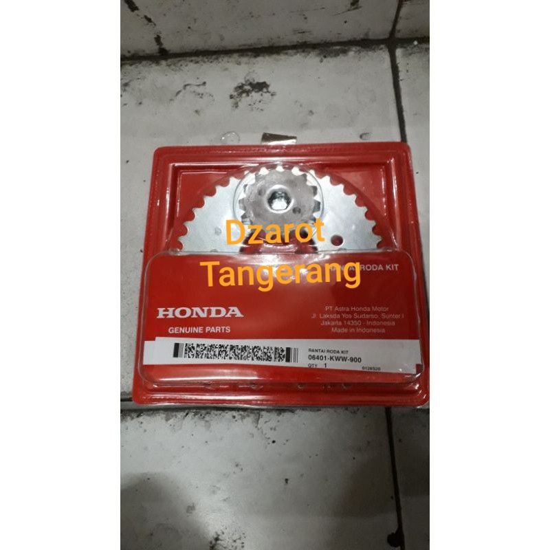 Gear Paket Gear Set Revo Absulute Revo Fit Revo Fi Blade New 110 Disk Asli Honda AHM