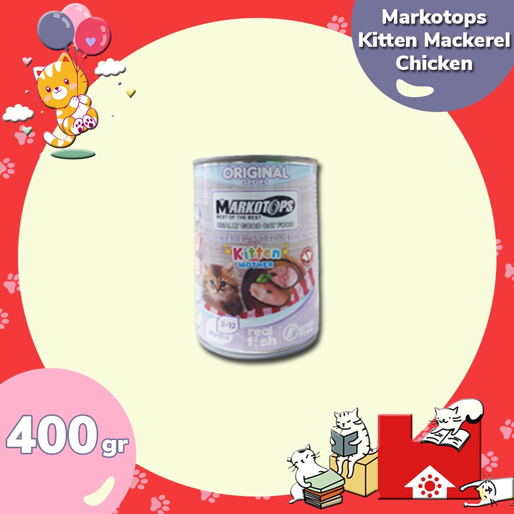 Markotops Kitten Mother 400gr Makanan Kucing Markotop Kaleng