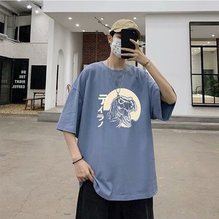  Kaos  T shirt Wanita Lengan Pendek Versi Harajuku Jepang  