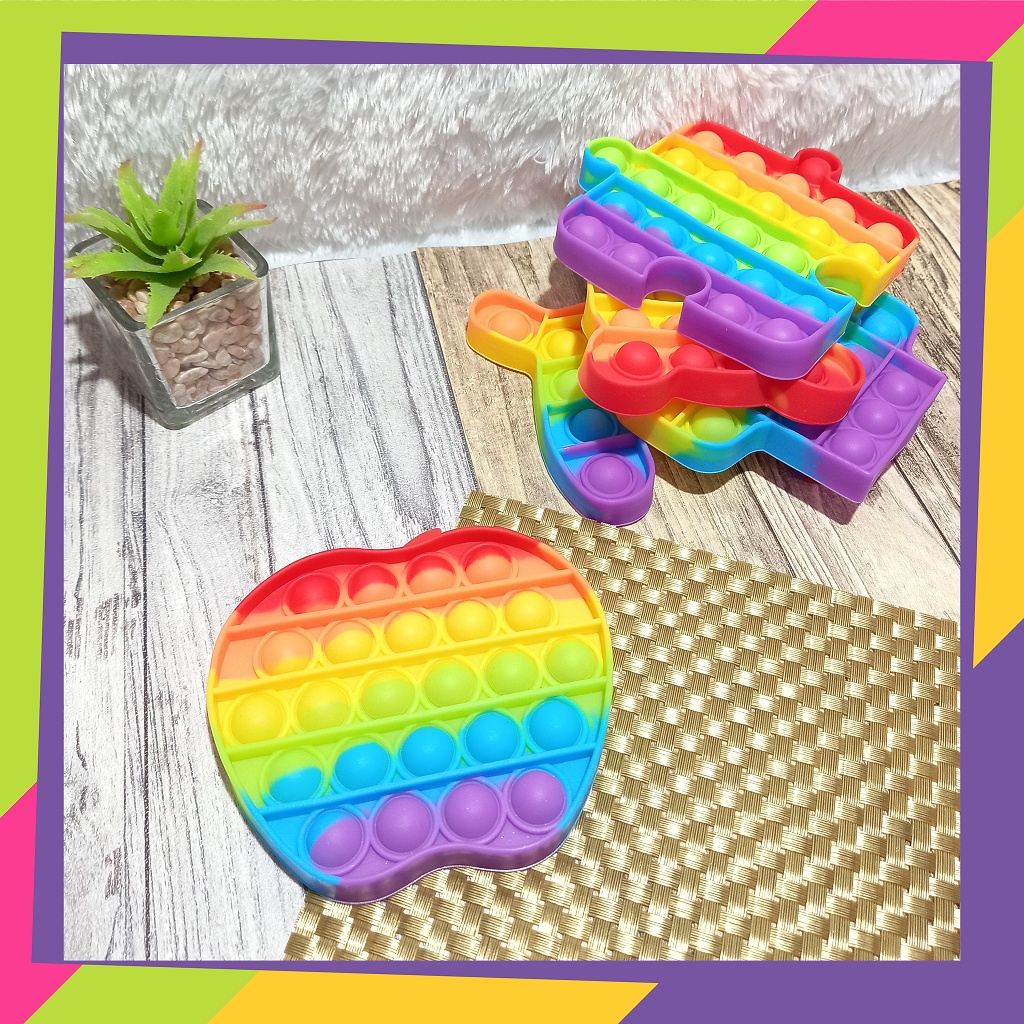 1545 / Pop it fidget push sensory / Pot bubble sensory toy penghilang stress / Toys bubble stress relieve pop-5