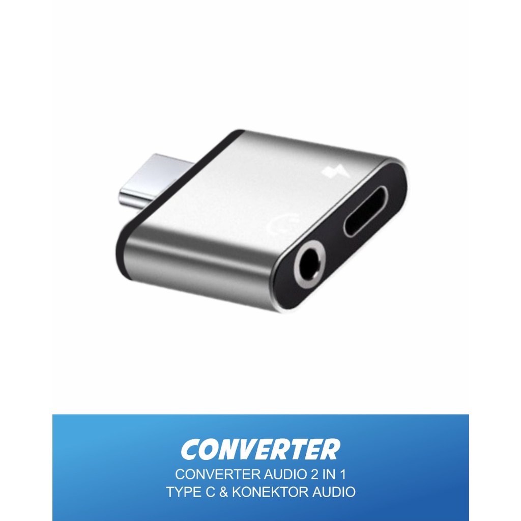 CONVERTER AUDIO 2 IN 1 TYPE C ALT-03 ADAPTER