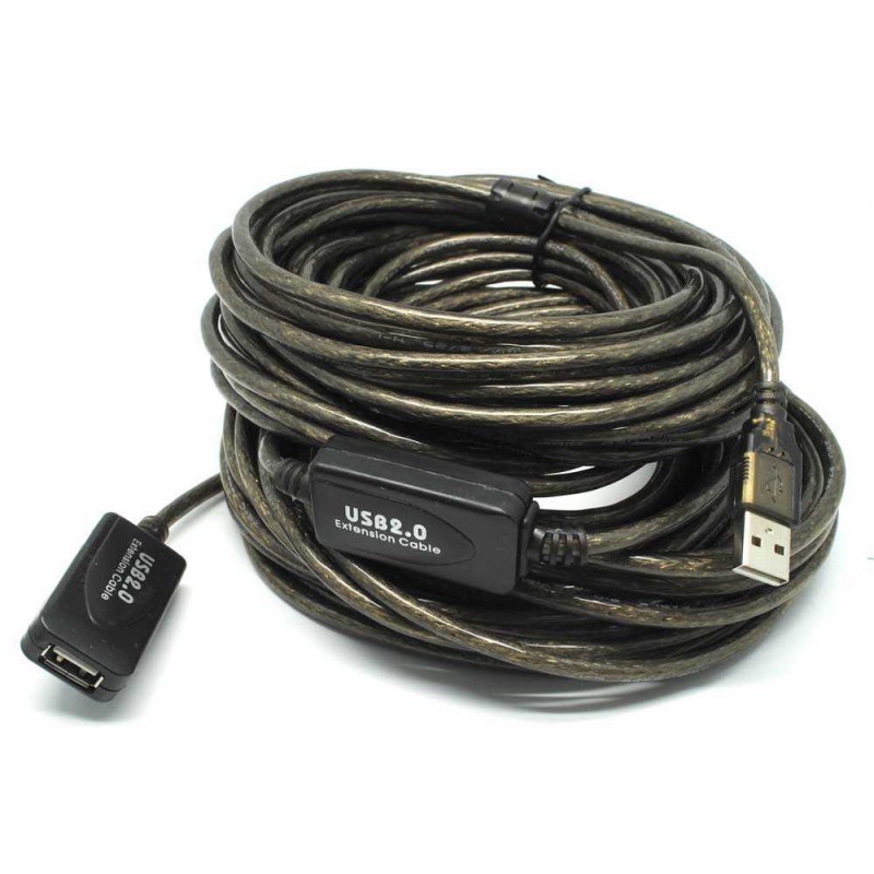 Kabel Sambungan Ekstensi USB Male ke Female 19 Meter Plug and Play