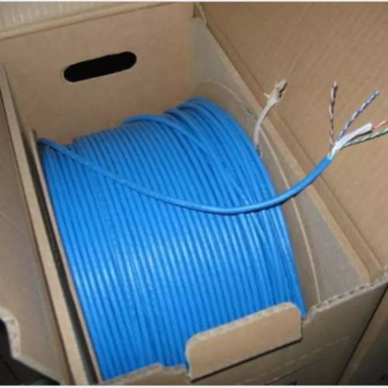 kabel UTP AMP cat 6 biru original eceran Cat6 meteran Commscope original