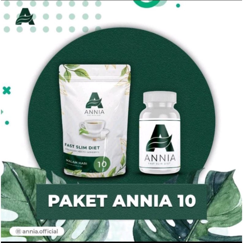 Paket Diet  ANNIA SLIM 10 Day / Paket Diet Sehat / Paket Diet Herbal