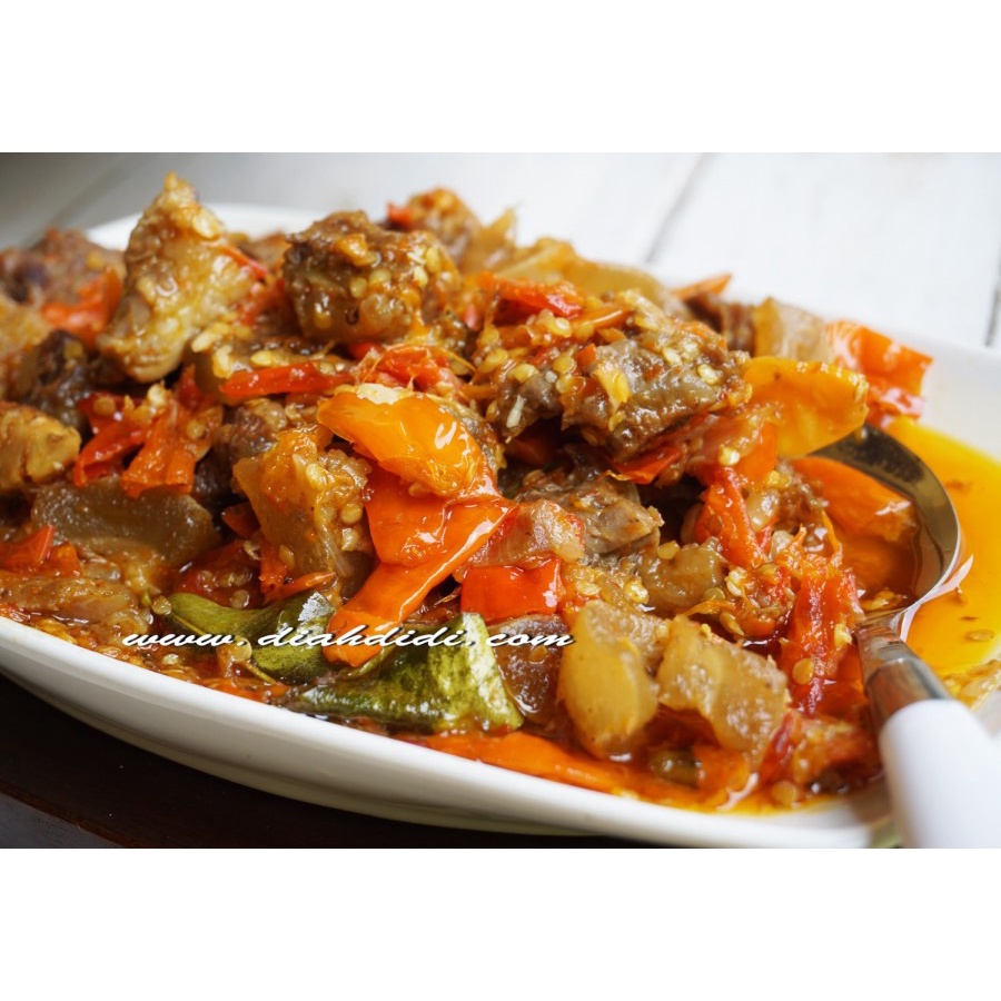 

daging tetelan mercon khas jogja