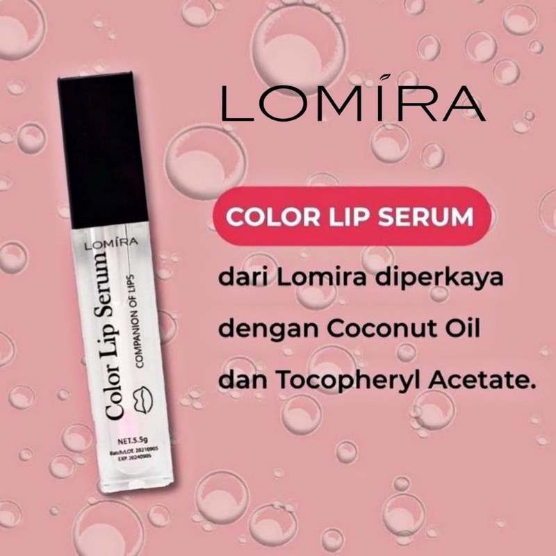 [ READY STOCK ] LOMIRA COLOR LIP SERUM | SERUM BIBIR | LIP BALM | LIP GLOSS