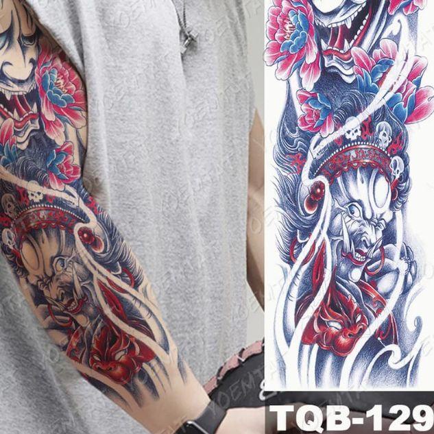 ✾ tatto temporary yakuzaa full tangan tahan lama anti air ✧
