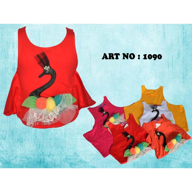 Kaos Anak spandex angsa