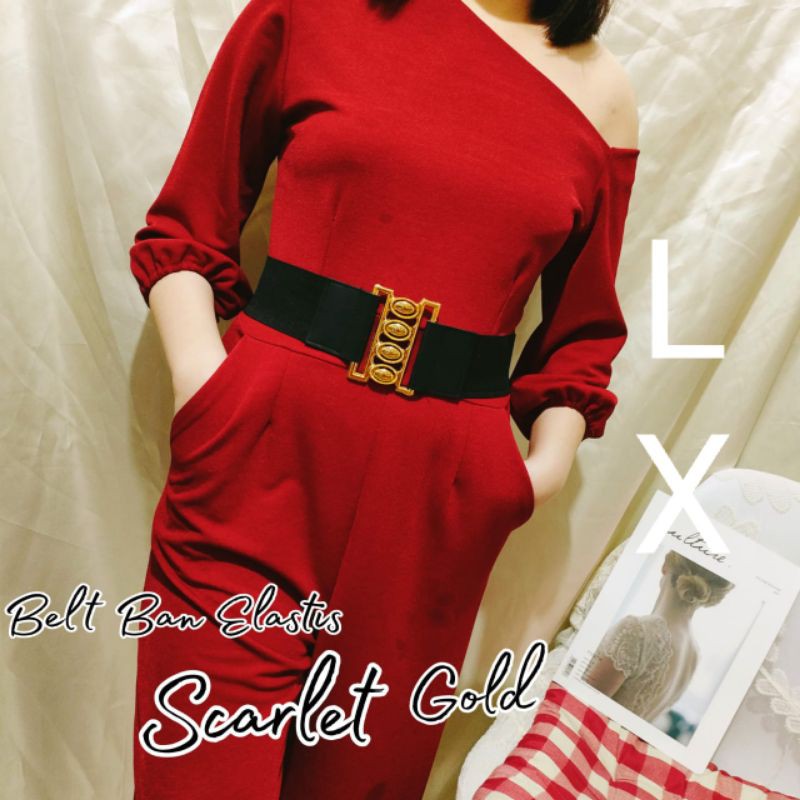 Lx  Korean Belt Karet Scarlet HABIS RANDOM