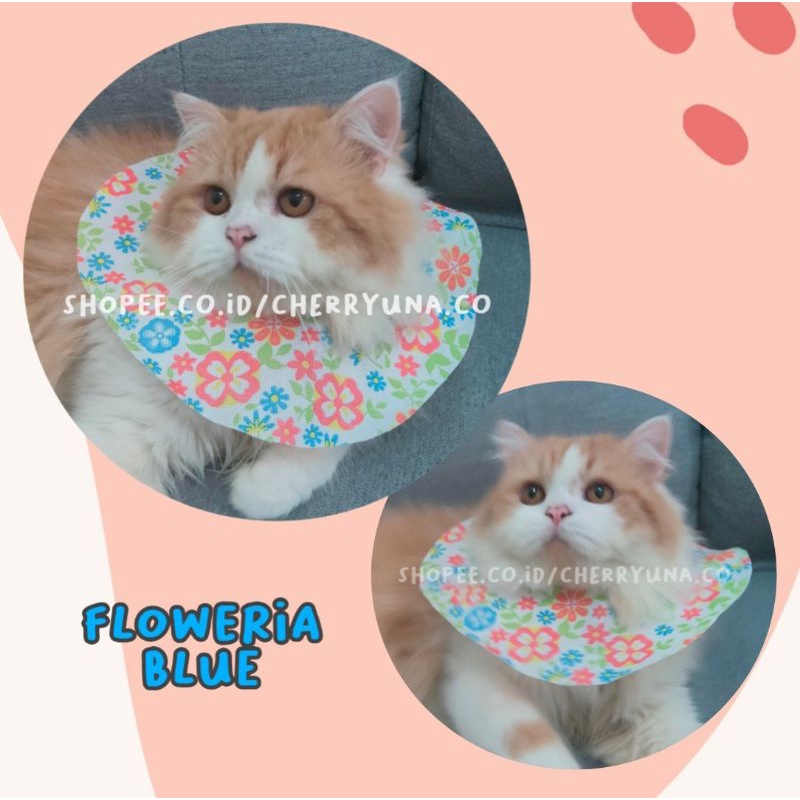 Pet Collar (Bahan Kain) Pelindung Leher Anjing Kucing