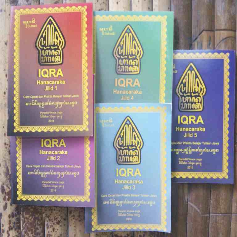 Buku IQRA Hanacaraka aksara jawa