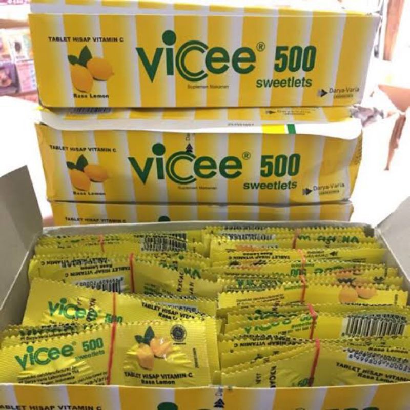 Vicee  500mg original 1 box isi 100 || vitamin c 500mg || vitamin c || daya tahan tubuh