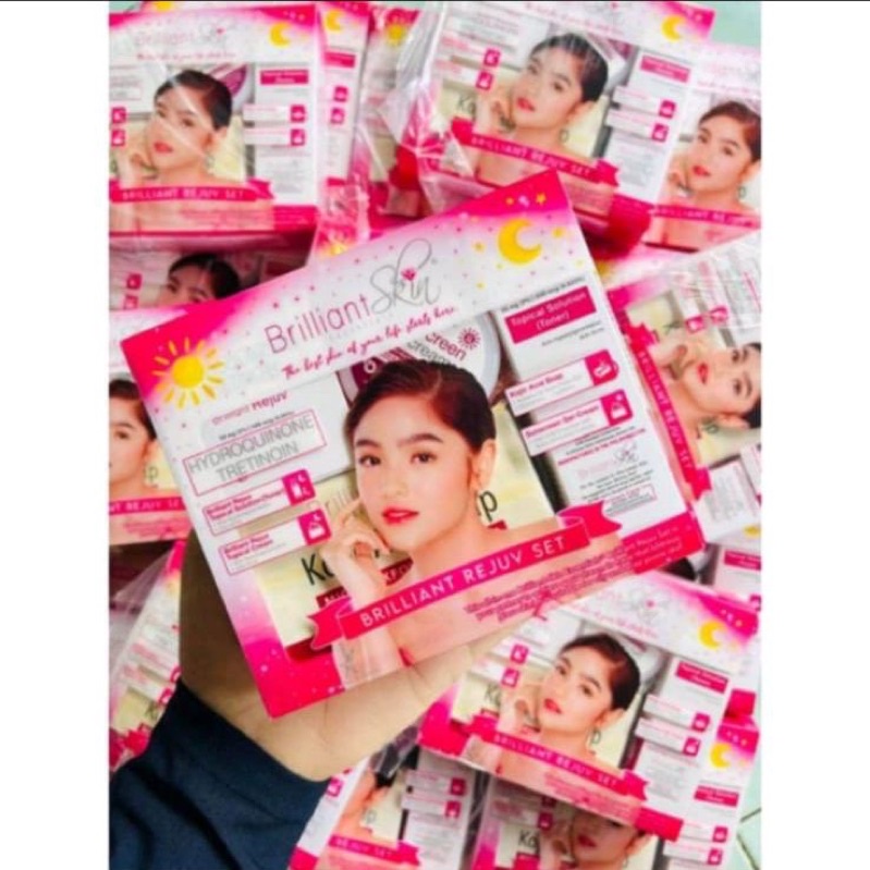 CREAM BRILLIANT REJUV SET NEW PACK ORI- BRILIANT SKIN / SKINCARE REJUVENATING FACIAL SET