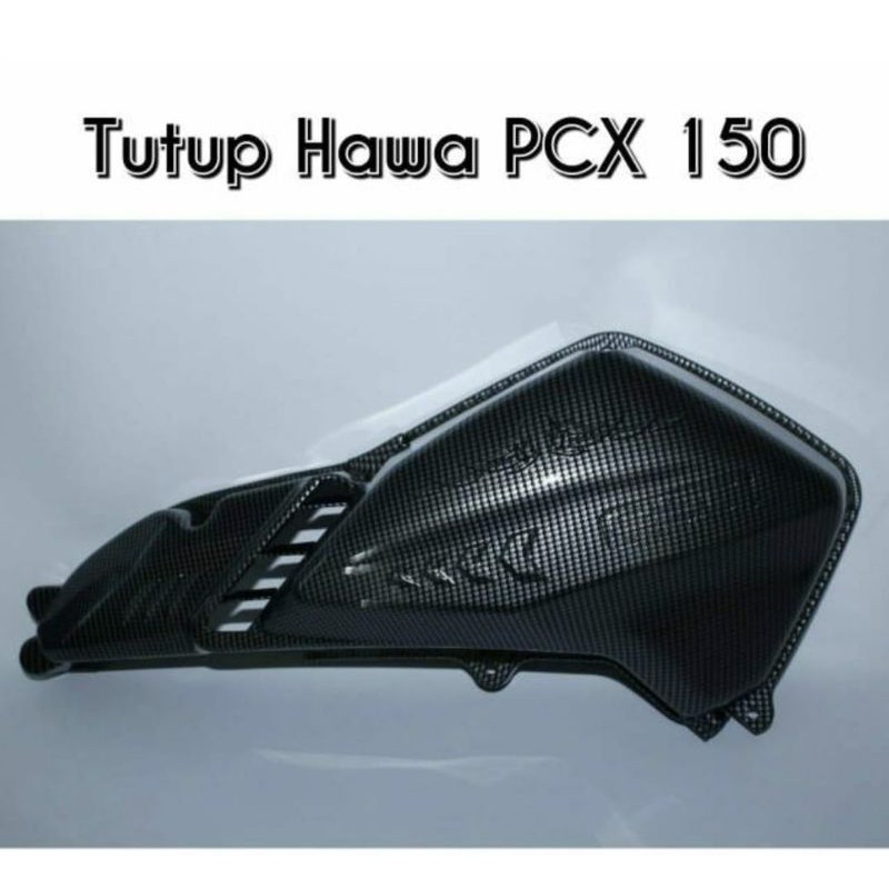 cover tutup pelindung hawa/filter Honda pcx 150 new lokal carbon Nemo