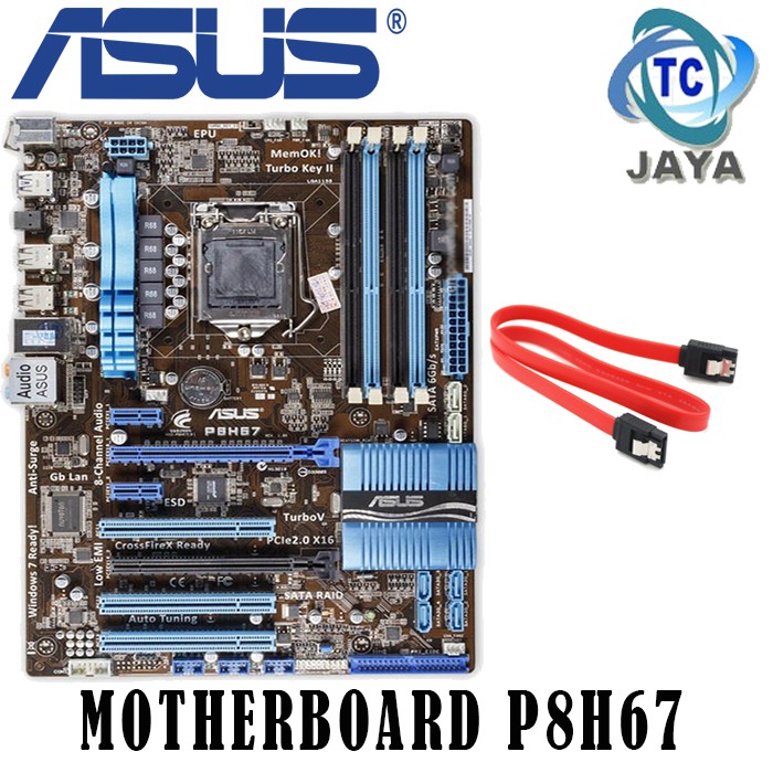 Motherboard ASUS LGA 1155 P8H67 - Sandy Bridge ATX ( Seragam )