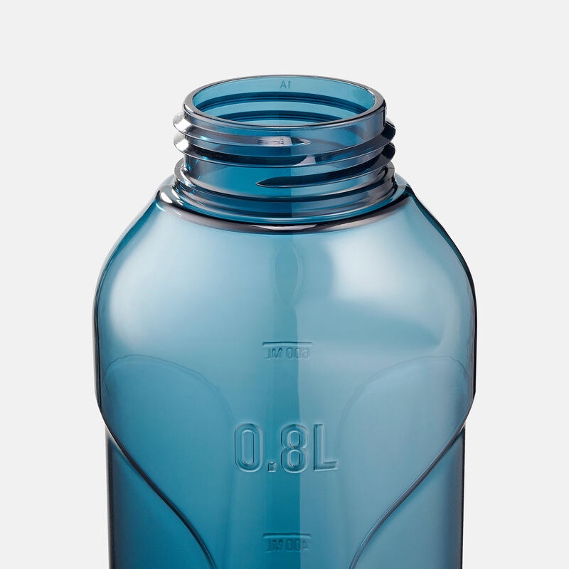 Decathlon QUECHUA Quick-open (Tritan) plastic Hiking flask MH500 - 0.8 litre - Blue - 8640644