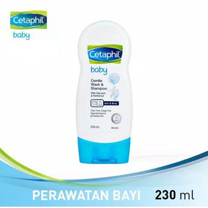 Cetaphil baby wash &amp; shampo 230 ml