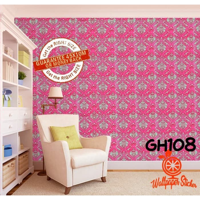 Wallpaper Stiker Dinding Sudah Ada LEM Tinggal Tempel 45cmX10m Laris wallpaper dinding wall sticker 10 meter X 45cm cod bayar ditempat