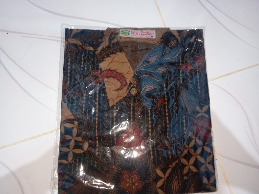 Kemeja Batik Prabu Bahan Katun Baturaden Reguler Fit B090