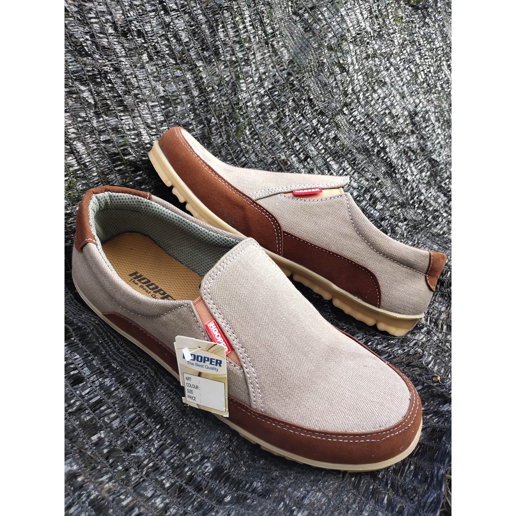 SEPATU CASUAL SANTAI KERJA SLIP ON PRIA