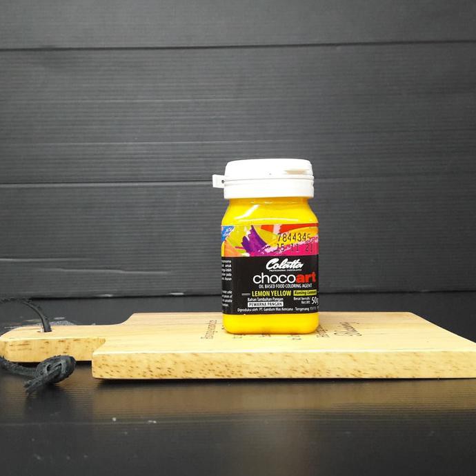 

COLATTA CHOCOART OIL BASED COLORING AGENT LEMON YELLOW 50 GRAM