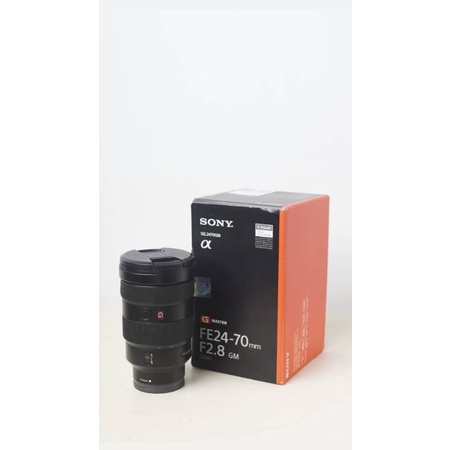 SONY EF 24 70mm F2.8 GM G MASTER LIKE NEW FULLSET BOX not sigma 56mm sigma 35mm lensa mirroless