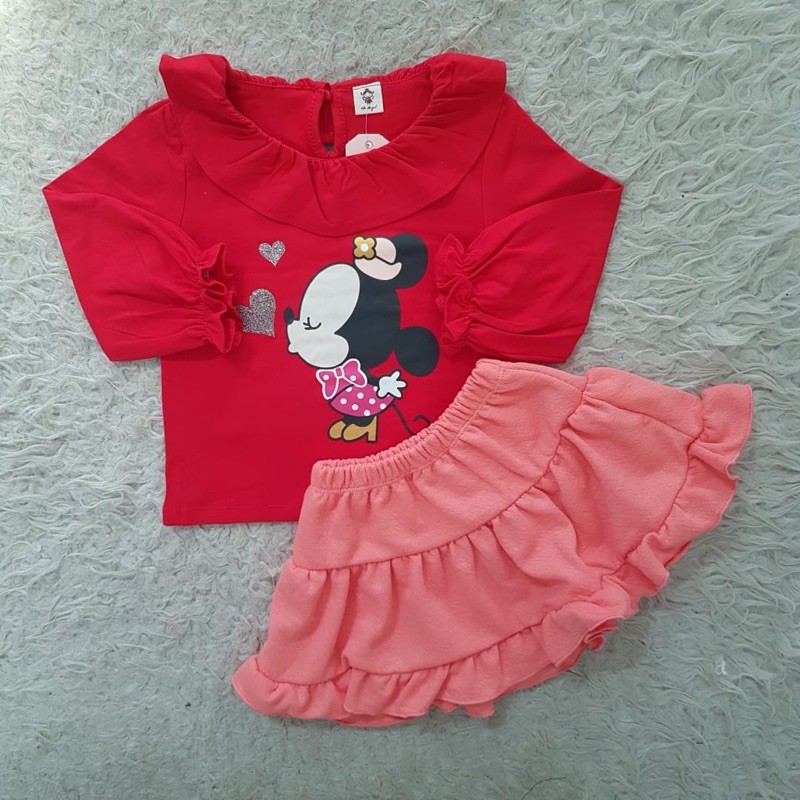 baju bayi Minnie Tsum2 Set