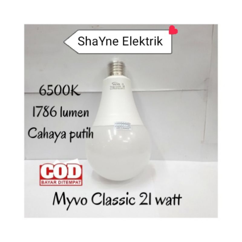 Lampu LED Bohlam MYVO CLASSIC 21 Watt Termurah