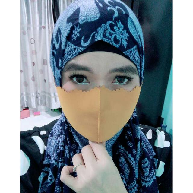 MASKER KAIN HIJAB GERIGI/ MASKER SCUBA/MASKER KAIN/MASKER DEWASA