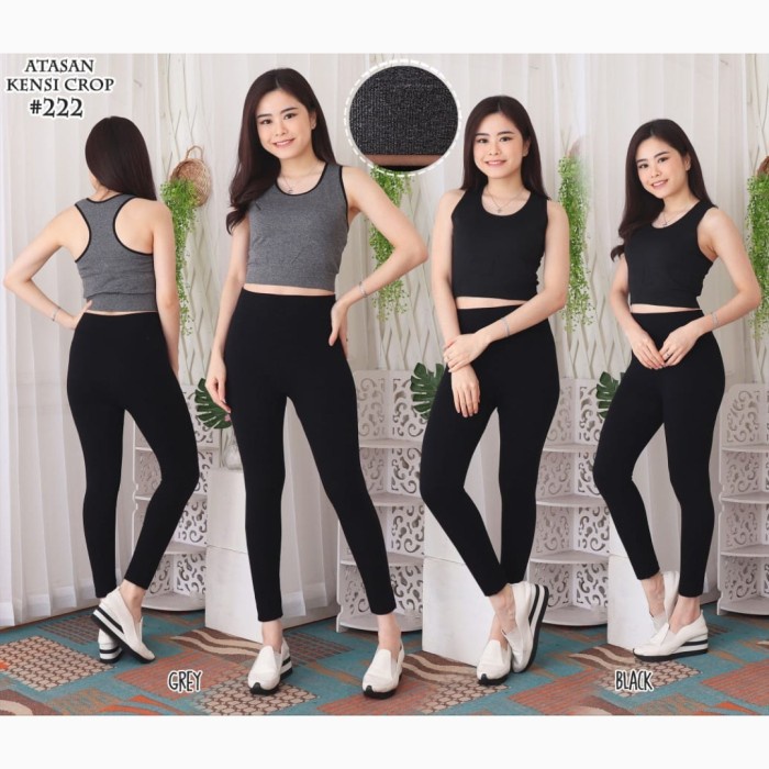 Setelan Olahraga Legging Senam Yoga Jumbo Cewek Traning set Q9P9 Seragam Fitness Baju Zumba Senam Wa