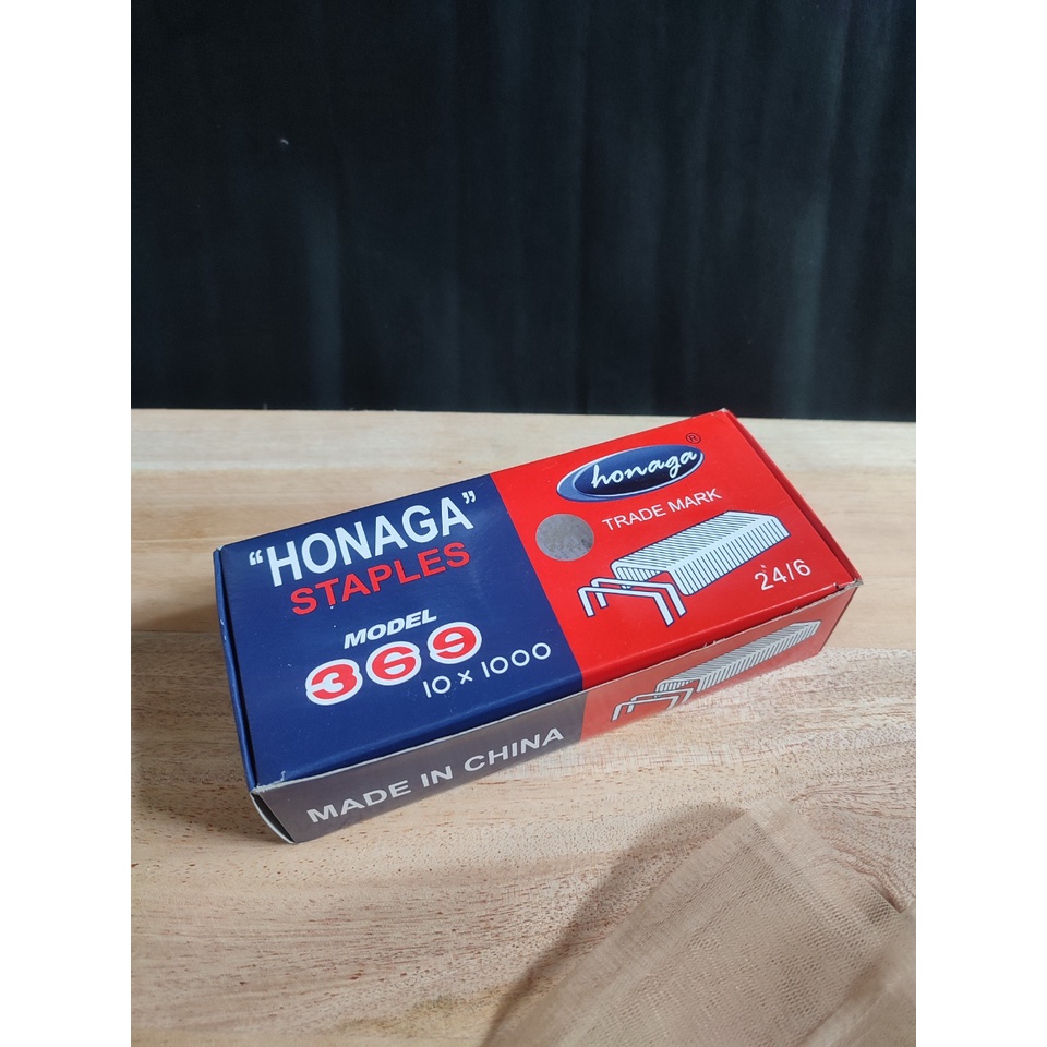 [ECER] Isi Stapler Honaga 24/6 Model 369 / Isi Stepler / Isi Staples / Isi Hekter