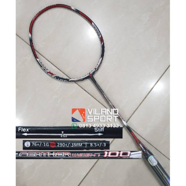 Raket Badminton Apacs Feather Weight 100 UK