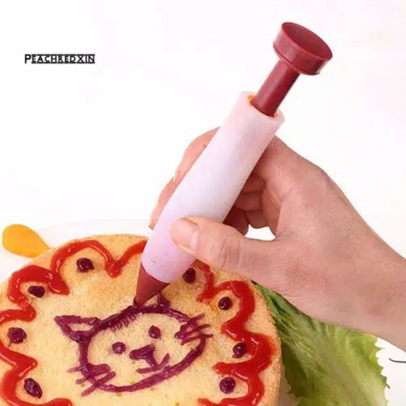 Pen Dekorasi Kue / Penghias Kue Bolu Tart Silikon Silicone